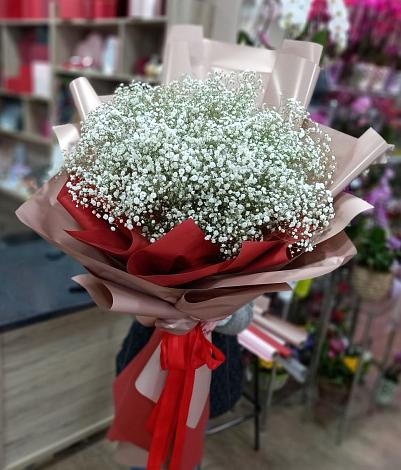 Букет цветов из: Гипсофила в Каргинской