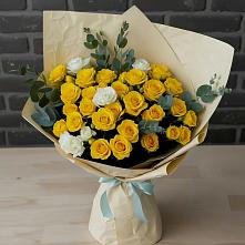 Букет цветов из:  Розы #REPLACE_PRED# Каргинской