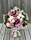 Букет цветов из: Альстромерии, Гвоздики, Розы и Хризантемы в Каргинской