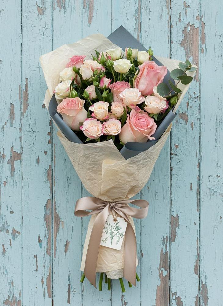 Букет цветов из: Розы в Каргинской