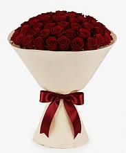 Букет 101 Бордовая роза Блэк Бакарра в Каргинской