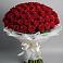 Букет 101 Красная роза Блэк Мэджик в Каргинской