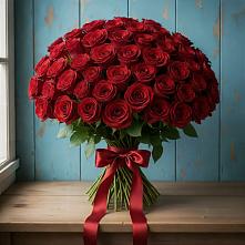 Букет Красные розы Блэк Меджик в Каргинской