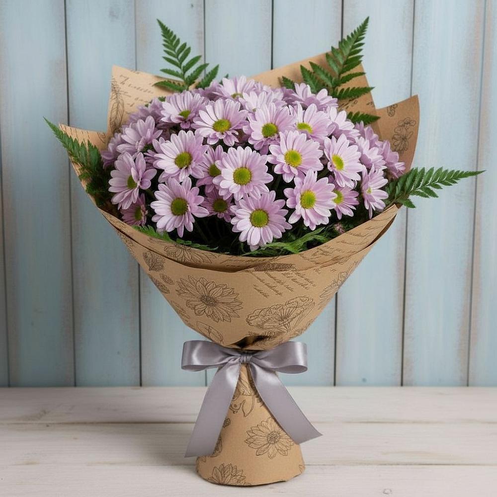 Букет цветов из: Хризантемы в Каргинской