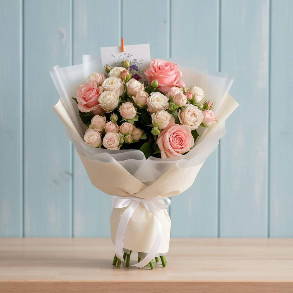 Букет цветов из: Розы в Каргинской