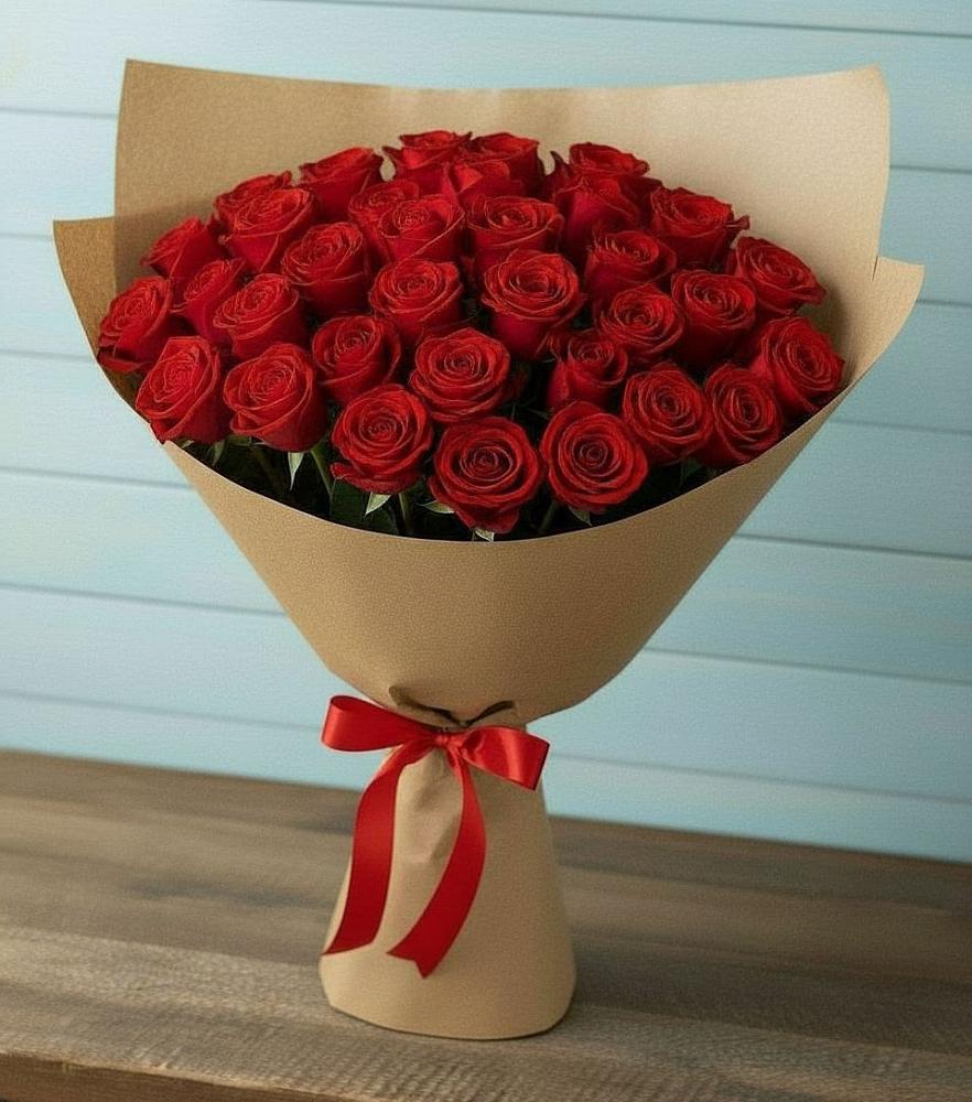 Букет Красные розы Милано в Каргинской