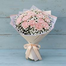 Букет цветов из:  Гвоздики в Каргинской