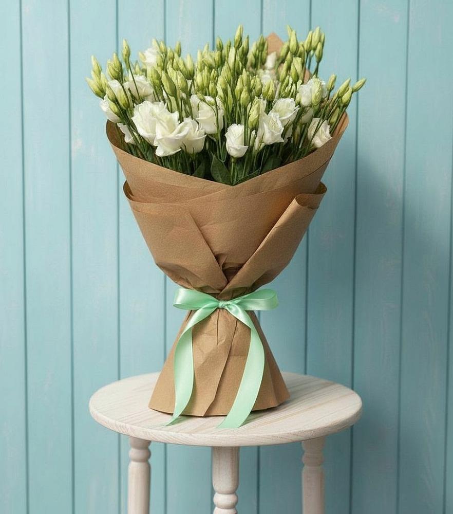 Букет цветов из: Лизиантусы в Каргинской