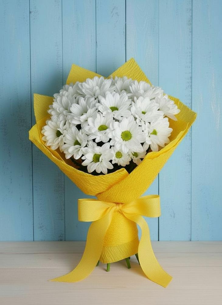 Букет цветов из: Хризантемы в Каргинской
