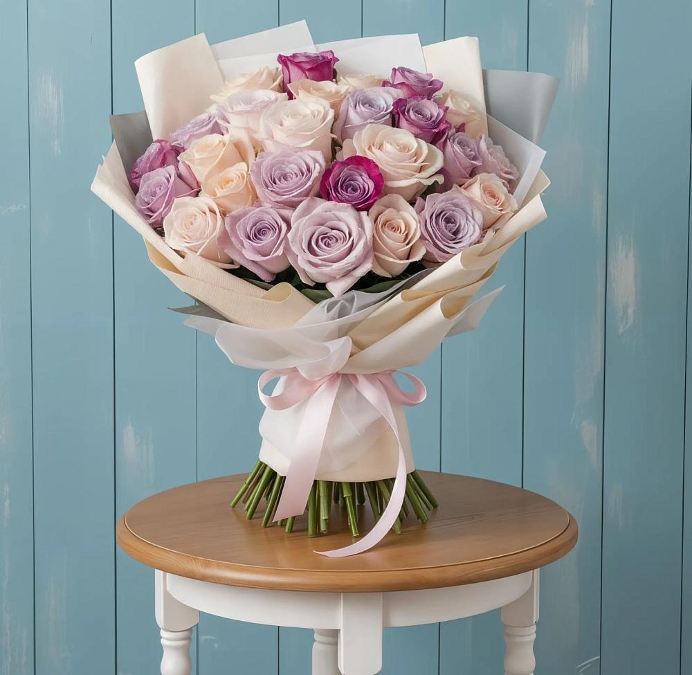 Букет цветов из: Розы в Каргинской