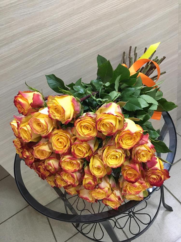 Букет Желтые розы в Каргинской