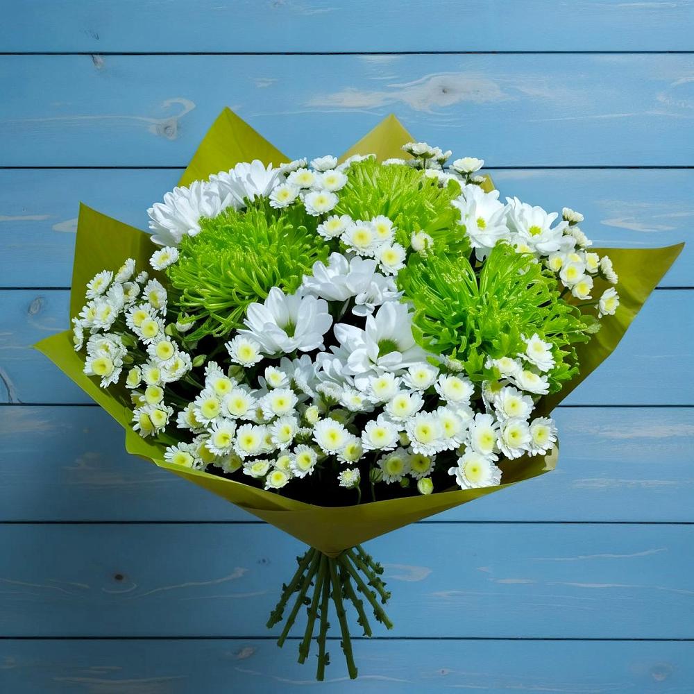 Букет цветов из: Хризантемы в Каргинской