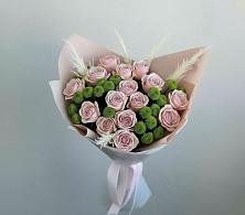 Букет цветов из:  Розы и Хризантемы #REPLACE_PRED# Каргинской