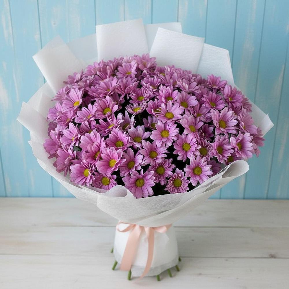 Букет цветов из: Хризантемы в Каргинской