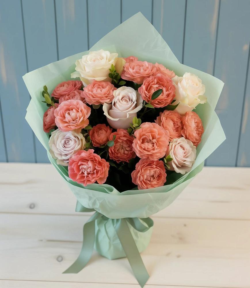 Букет цветов из: Розы в Каргинской