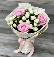 Букет цветов из:  Розы в Каргинской