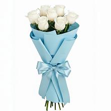 Букет 7 белых роз Проуд #REPLACE_PRED# Каргинской