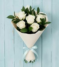 Букет цветов из:  Розы в Каргинской