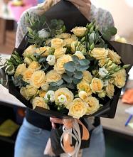 Букет цветов из:  Розы и Лизиантусы #REPLACE_PRED# Каргинской