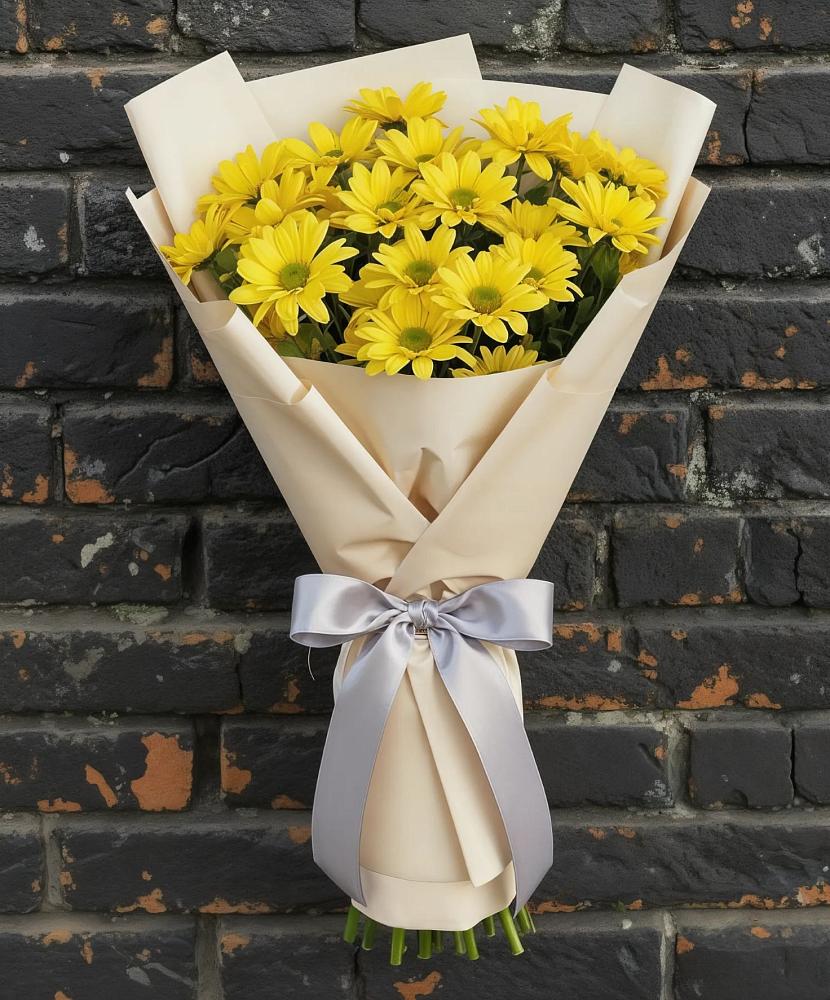 Букет цветов из: Хризантемы в Каргинской