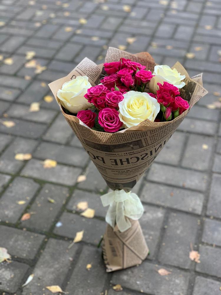 Букет цветов из: Розы в Каргинской