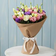 Букет цветов из:  Лизиантусы в Каргинской